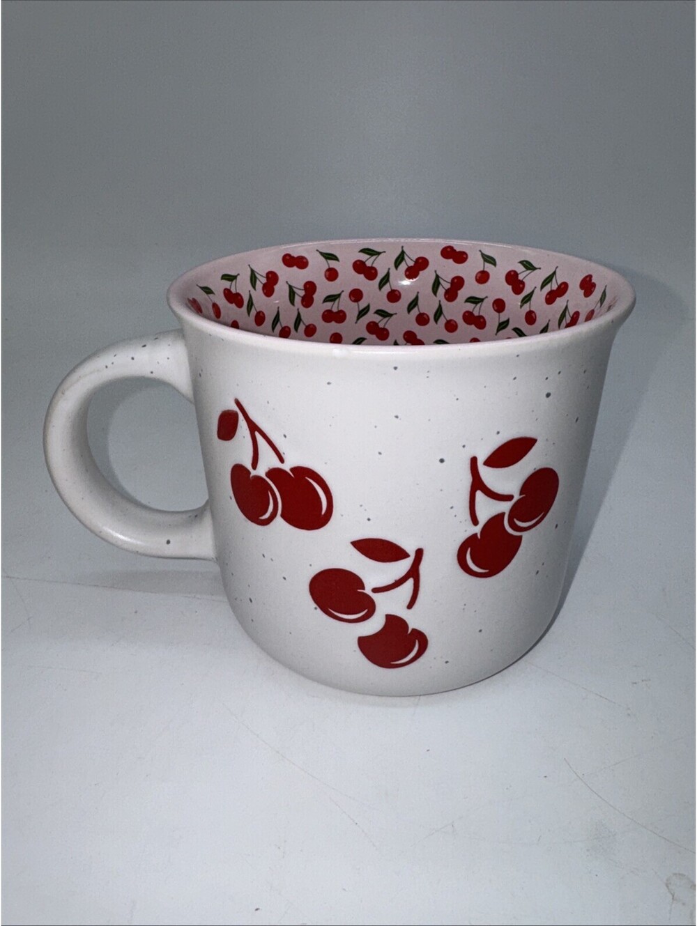Cherries ceramic mug coffee /hot chocolate 16oz Seeds And Sunshine